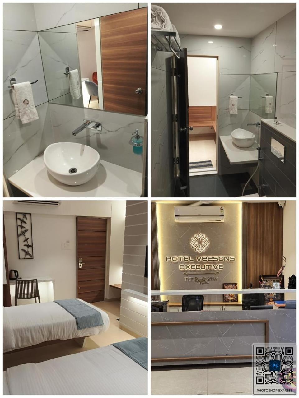 Hotel Veesons Executive Szolápur Kültér fotó